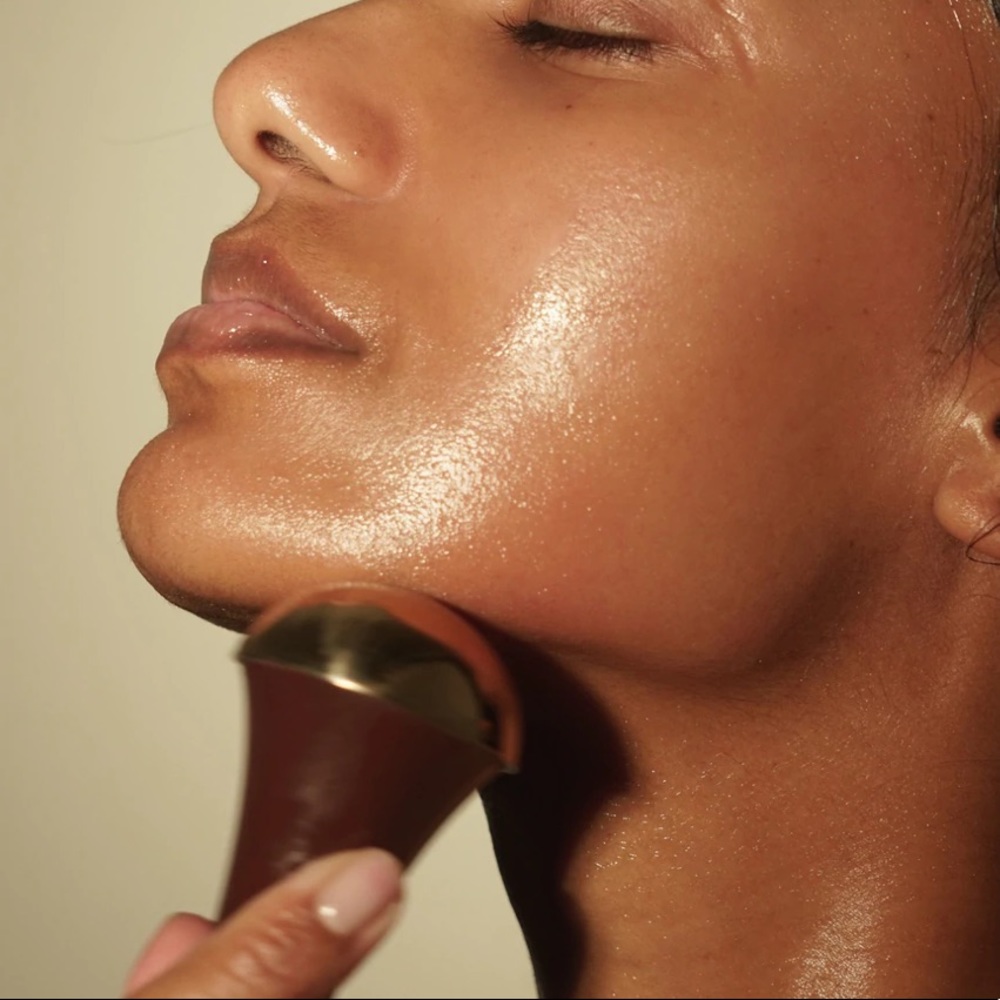 Ranavat facial massage kansa wand tool